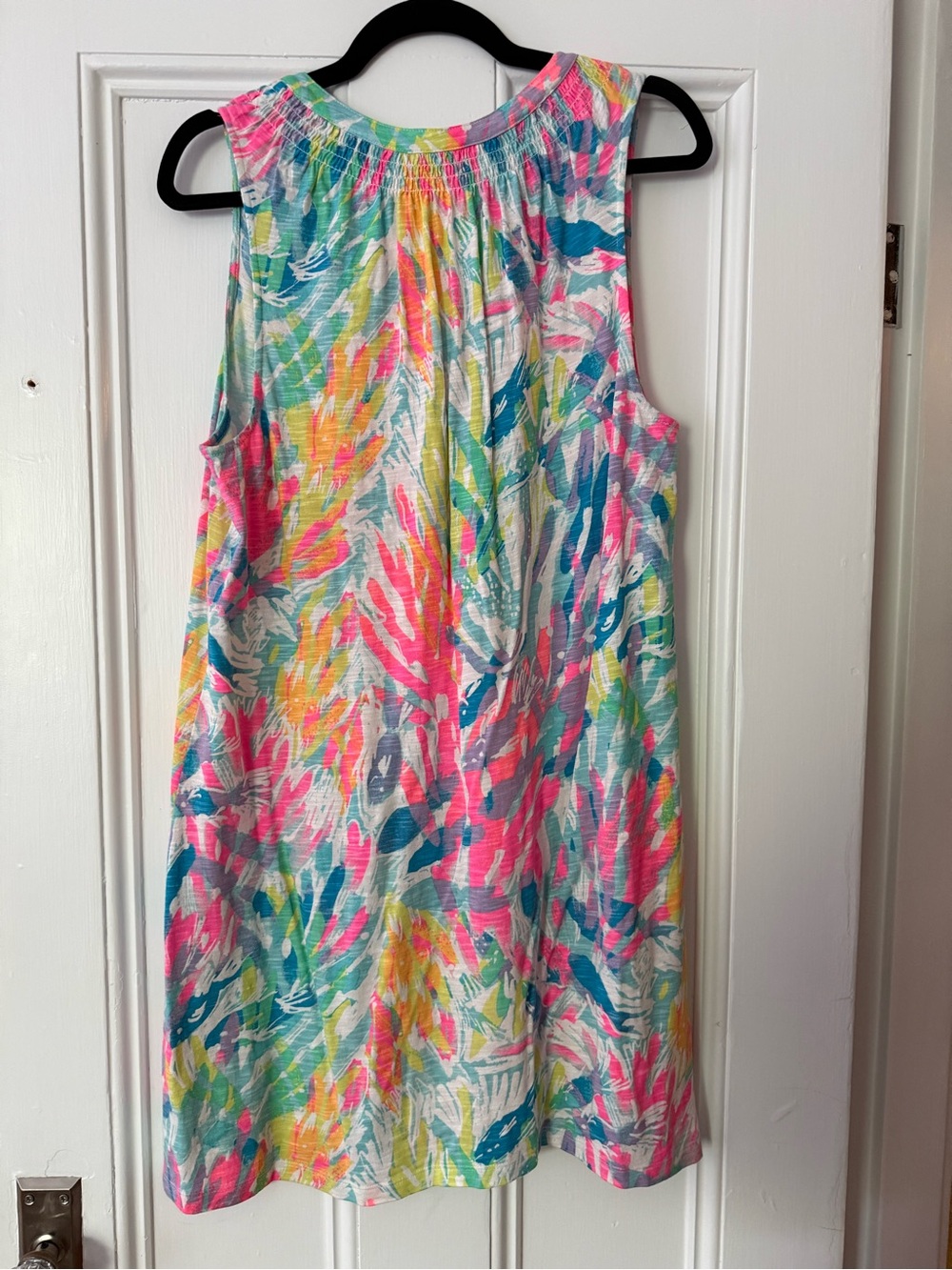 Lilly Pulitzer Essie Dress in "Sparkling Sands" - size L - EUC - Picture 2 of 5
